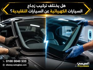 هل يختلف تركيب زجاج السيارات الكهربائية عن السيارات التقليدية؟